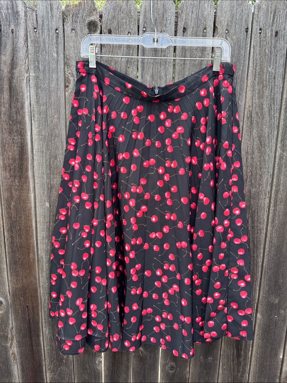 Jcrew Cherry Print A-Line Skirt